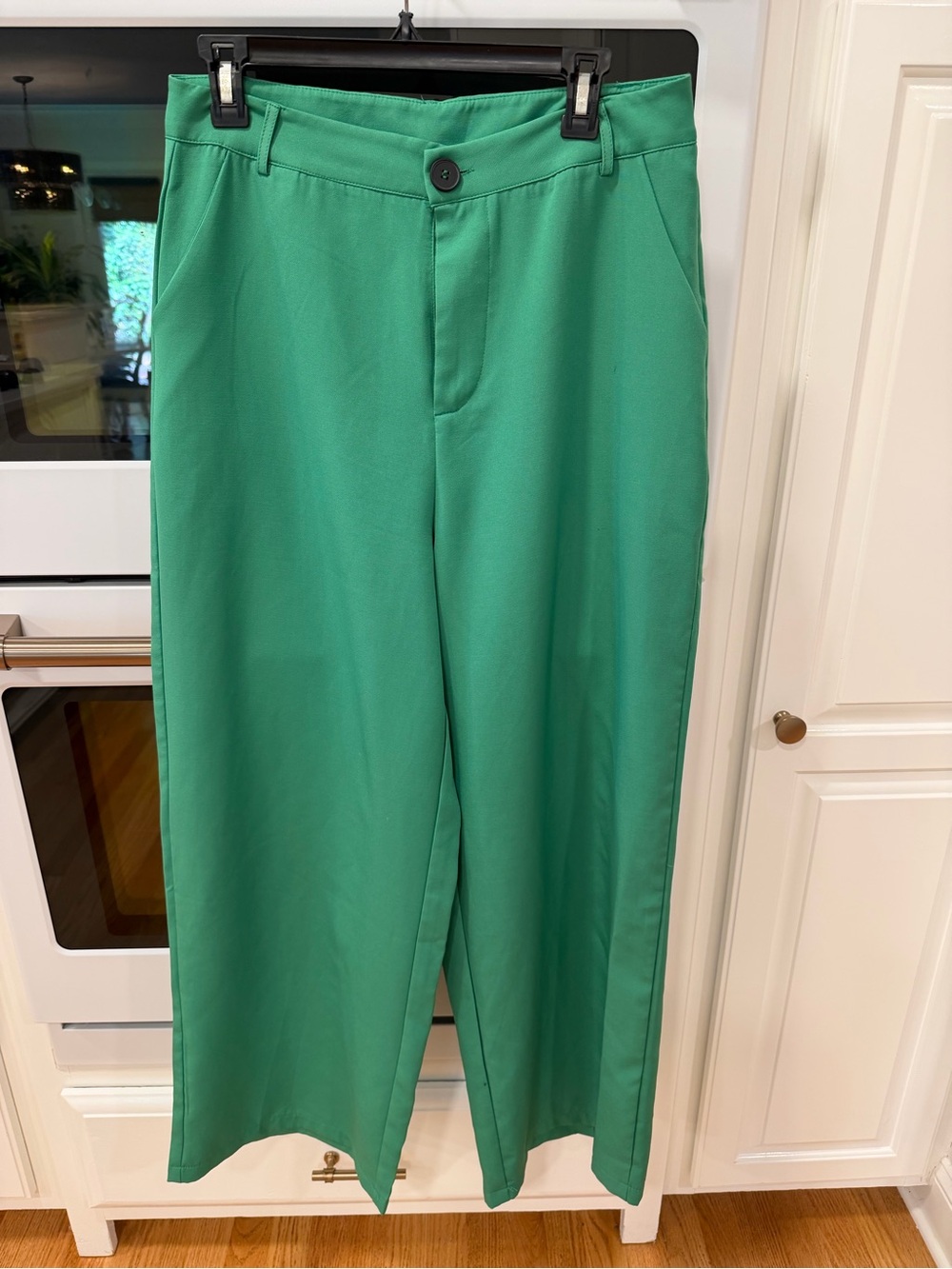 Green women’s Dress Pants -